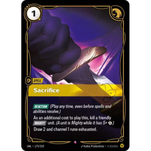 Riftbound Sacrifice - Unleashed - FOIL 173/219