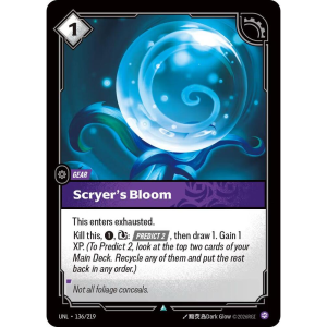 Riftbound Scryer's Bloom - Unleashed - FOIL 136/219