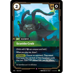 Riftbound Scuttle Crab - Unleashed - FOIL 053/219