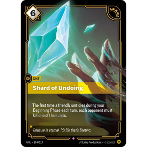 Riftbound Shard of Undoing - Unleashed - FOIL 174/219