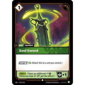 Riftbound Soul Sword - Unleashed - FOIL 039/219