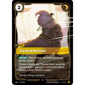 Riftbound Tactical Retreat - Unleashed - FOIL 175/219