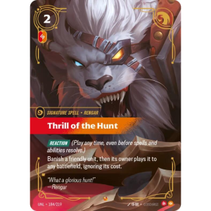 Riftbound Thrill of the Hunt - Unleashed - FOIL 184/219
