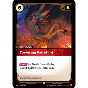 Riftbound Towering Pairofant - Unleashed - FOIL 008/219