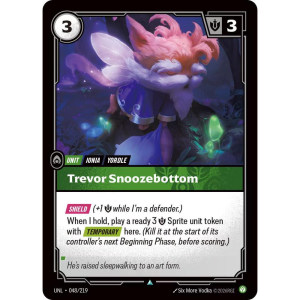 Riftbound Trevor Snoozebottom - Unleashed - FOIL 048/219