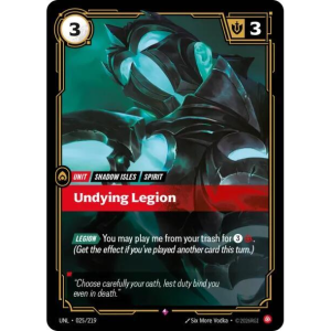 Riftbound Undying Legion - Unleashed - FOIL 025/219