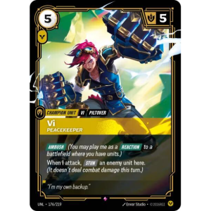 Riftbound Vi - Peacekeeper - Unleashed - FOIL 176/219