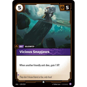Riftbound Vicious Snapjaws - Unleashed 129/219