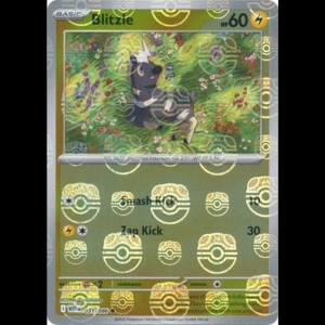 Pokemon TCG Blitzle (Master Ball Pattern) - White Flare - Holofoil