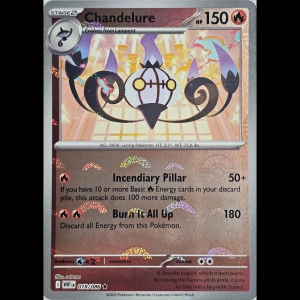 Pokemon TCG Chandelure (Poke Ball Pattern) - White Flare - Holofoil