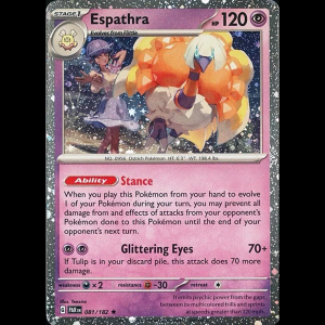 Pokemon TCG Espathra - 081/182 (Cosmo Holo) - Miscellaneous Cards & Products - Holofoil