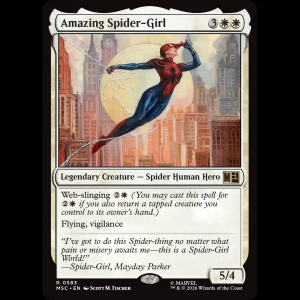 MTG Amazing Spider-Girl Marvel Super Heroes Commander msc#583