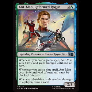 MTG Ant-Man, Reformed Rogue Marvel Super Heroes Commander msc#739