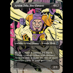 MTG Arnim Zola, Bio-Fanatic Marvel Super Heroes msh#319