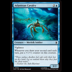 MTG Atlantean Cavalry Marvel Super Heroes msh#45