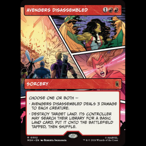 MTG Avengers Disassembled Marvel Super Heroes msh#302