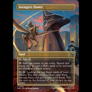 MTG Avengers Tower Marvel Super Heroes msh#334
