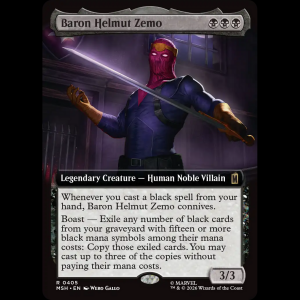 MTG Baron Helmut Zemo Marvel Super Heroes msh#405