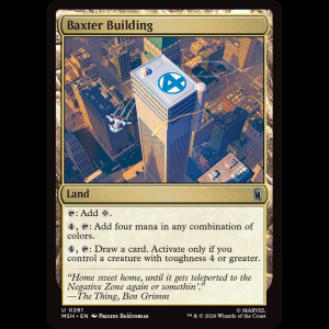 MTG Baxter Building Marvel Super Heroes msh#261