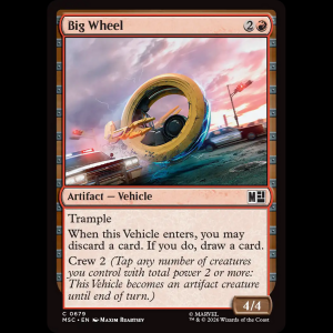 MTG Big Wheel Marvel Super Heroes Commander msc#679