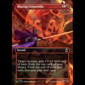 MTG Blazing Crescendo Marvel Super Heroes msh#340
