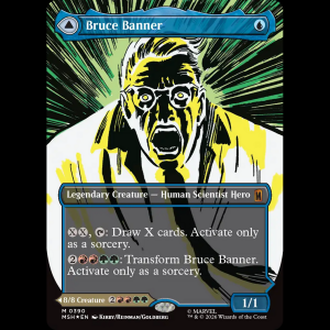 MTG Bruce Banner // The Incredible Hulk Marvel Super Heroes msh#390