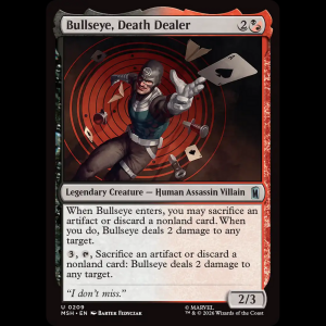 MTG Bullseye, Death Dealer Marvel Super Heroes msh#209