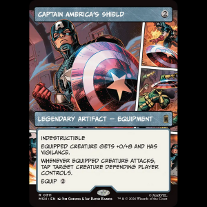 MTG Captain America's Shield Marvel Super Heroes msh#311