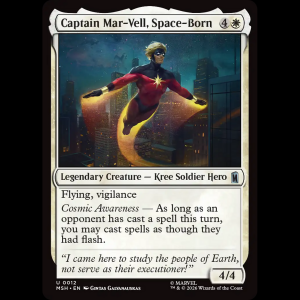 MTG Captain Mar-Vell, Space-Born Marvel Super Heroes msh#12