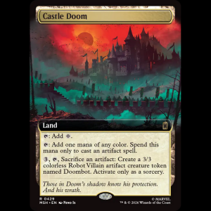 MTG Castle Doom Marvel Super Heroes msh#429