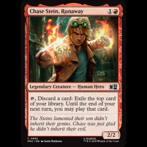 MTG Chase Stein, Runaway Marvel Super Heroes Commander msc#682