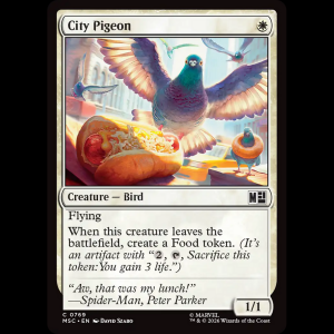 MTG City Pigeon Marvel Super Heroes Commander msc#769