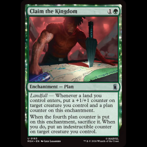 MTG Claim the Kingdom Marvel Super Heroes msh#163