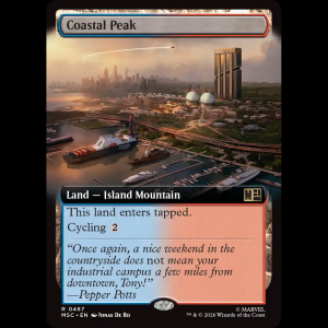 MTG Coastal Peak Marvel Super Heroes Commander msc#467