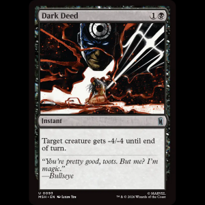 MTG Dark Deed Marvel Super Heroes msh#93