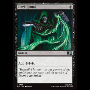 MTG Dark Ritual Marvel Super Heroes Commander msc#793