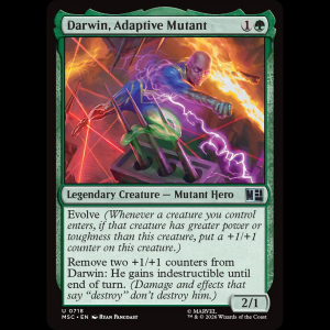 MTG Darwin, Adaptive Mutant Marvel Super Heroes Commander msc#718