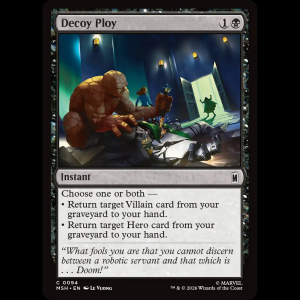 MTG Decoy Ploy Marvel Super Heroes msh#94