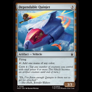 MTG Dependable Quinjet Marvel Super Heroes msh#246