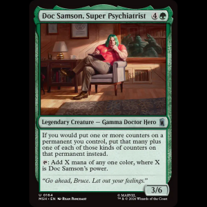 MTG Doc Samson, Super Psychiatrist Marvel Super Heroes msh#164
