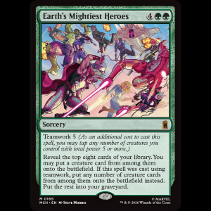 MTG Earth's Mightiest Heroes Marvel Super Heroes msh#165