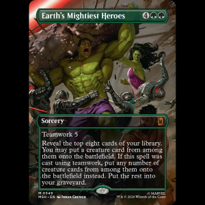 MTG Earth's Mightiest Heroes Marvel Super Heroes msh#349