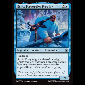 MTG Echo, Perceptive Prodigy Marvel Super Heroes msh#51