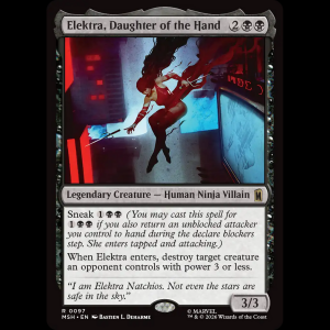 MTG Elektra, Daughter of the Hand Marvel Super Heroes msh#97