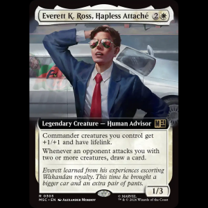 MTG Everett K. Ross, Hapless Attaché Marvel Super Heroes Commander msc#303