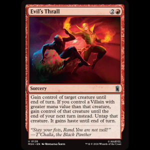 MTG Evil's Thrall Marvel Super Heroes msh#128