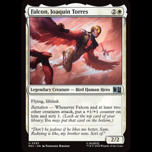 MTG Falcon, Joaquin Torres Marvel Super Heroes Commander msc#593