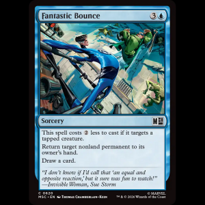 MTG Fantastic Bounce Marvel Super Heroes Commander msc#620