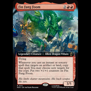 MTG Fin Fang Foom Marvel Super Heroes msh#411