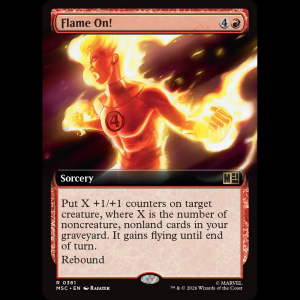 MTG Flame On! Marvel Super Heroes Commander msc#361